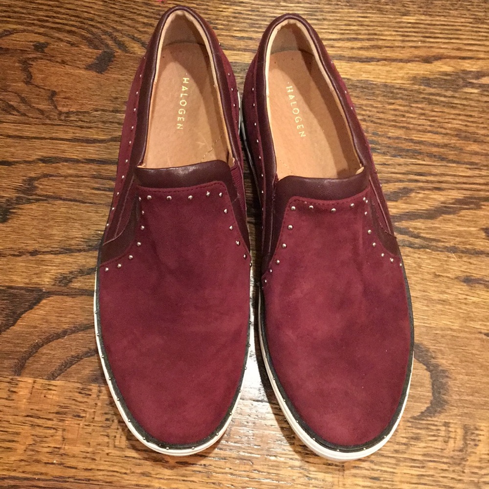 Halogen slip on sneakers